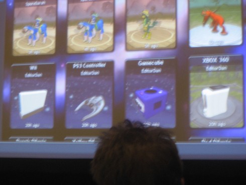 Wii, GameCube, Xbox 360 o controle do PlayStation 3 como criações do Spore