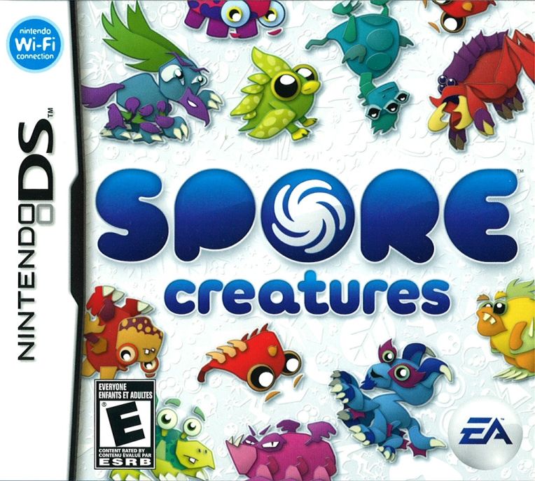 Caixa do jogo Spore Creatures para Nintendo DS